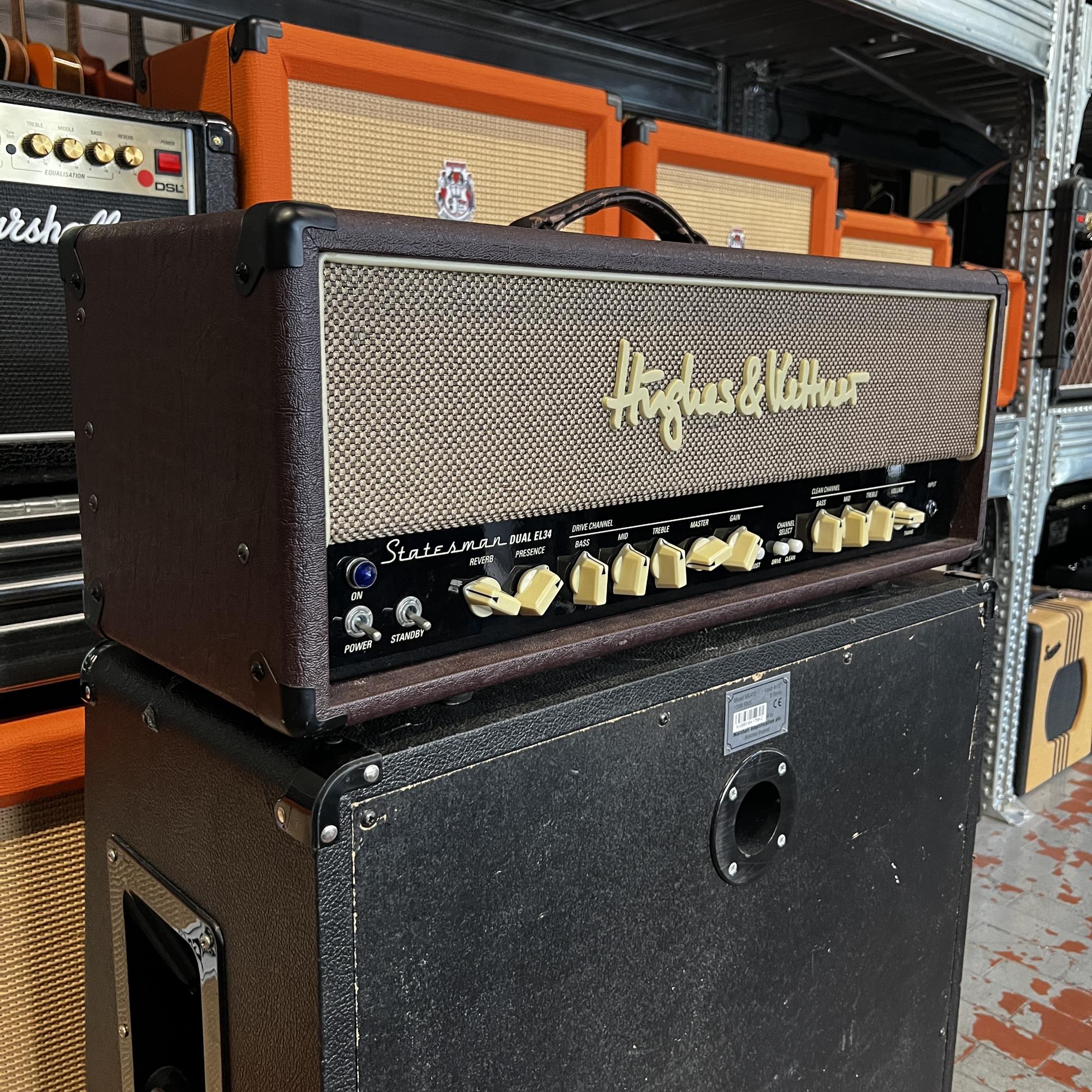 Hughes & Kettner Statesman Dual El34 + Footswitch - Used - Guitars - Amps -  Heads | Music Works